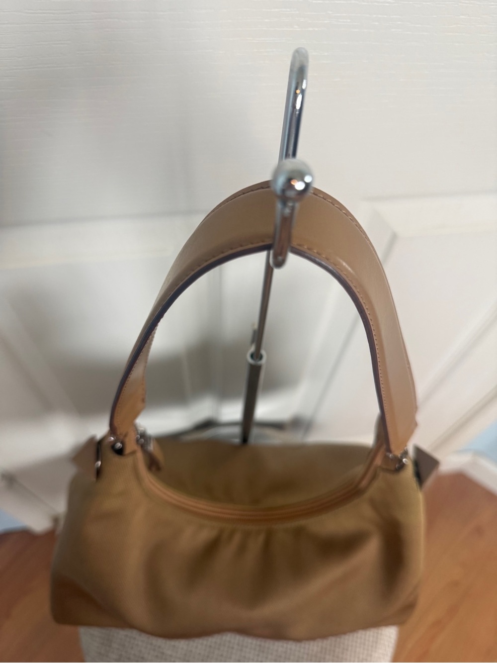 Salvatore Ferragamo Tech Nylon Gancini Shoulder Bag - Picture 6 of 11